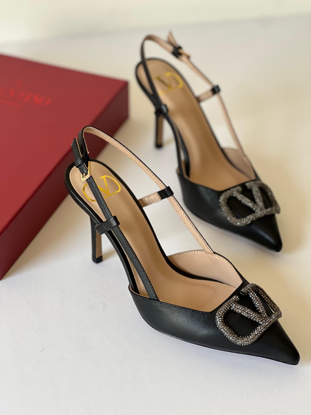 Valentino Garavani VLOGO Slingback Heels